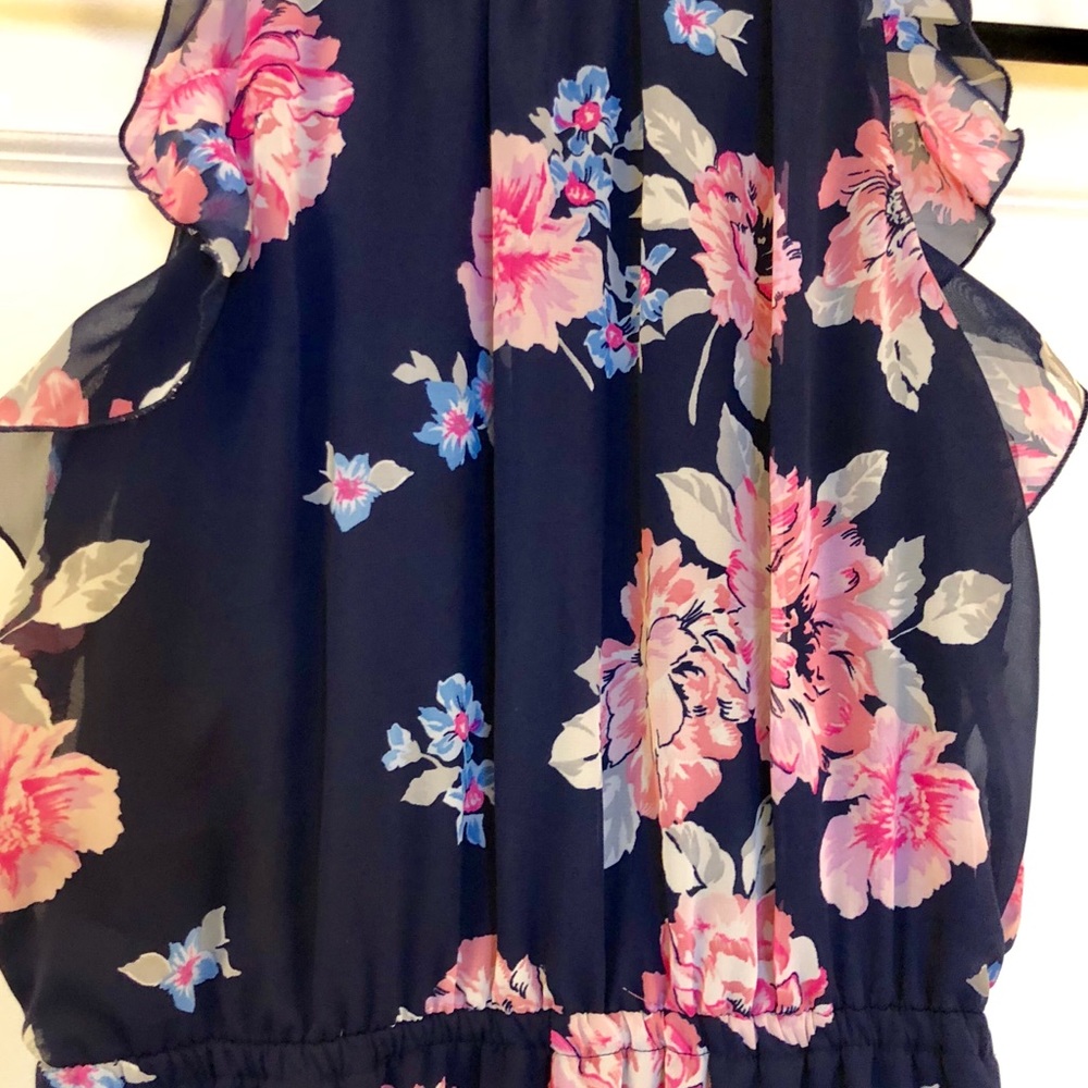 Pretty Floral Maxi with Ruffles - Picture 2 of 3